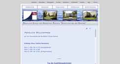 Desktop Screenshot of berufsschule-rostock.de